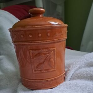Butterscotch Ceramic Canister